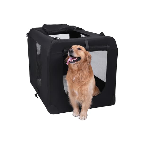 Hundetransportør - Rummelig og robust - Sort