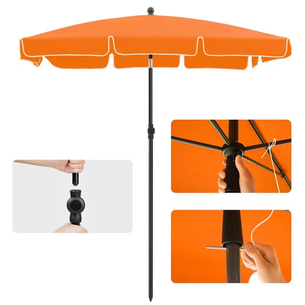 Parasol - Sammenklappelig og kompakt - Grøn