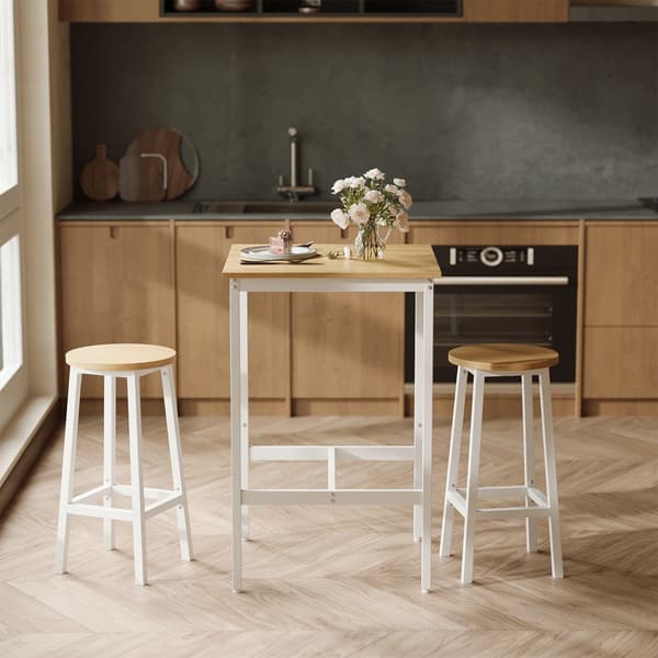 Barbord - Kompakt och robust - Beige-vit