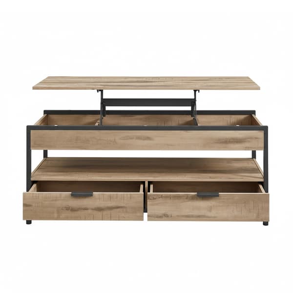 Højdejusterbart bord - Sidemodel - Med skuffer