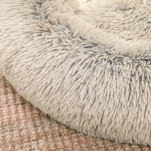Hundeseng - Blød og behagelig - Ø 80 cm - Khaki