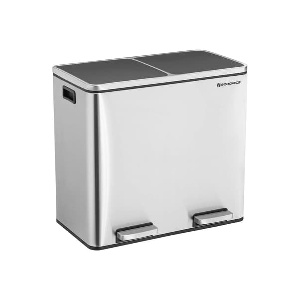 Papperskorg - Robust och snygg - Silver