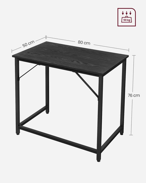 Computerbord - kompakt industrielt design - sort