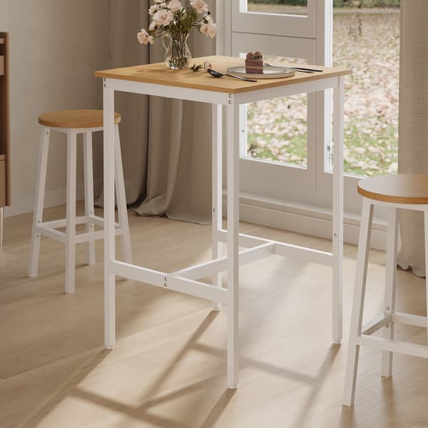 Barbord - Kompakt och robust - Beige-vit