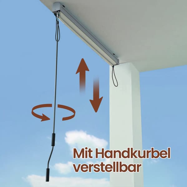 Vertikal markis - Utdragbar och modern - Beige