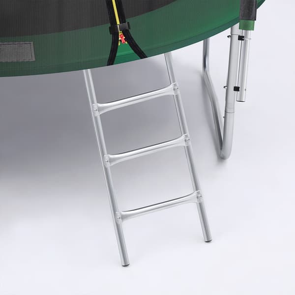Trampolin - Skyddsnät och trappor - Grön