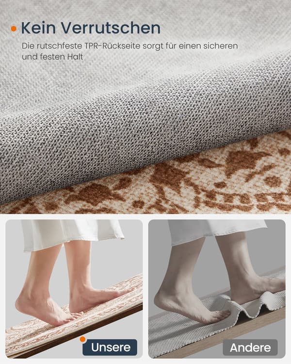 Rundt tæppe - Boho-stil - Cappuccino Beige