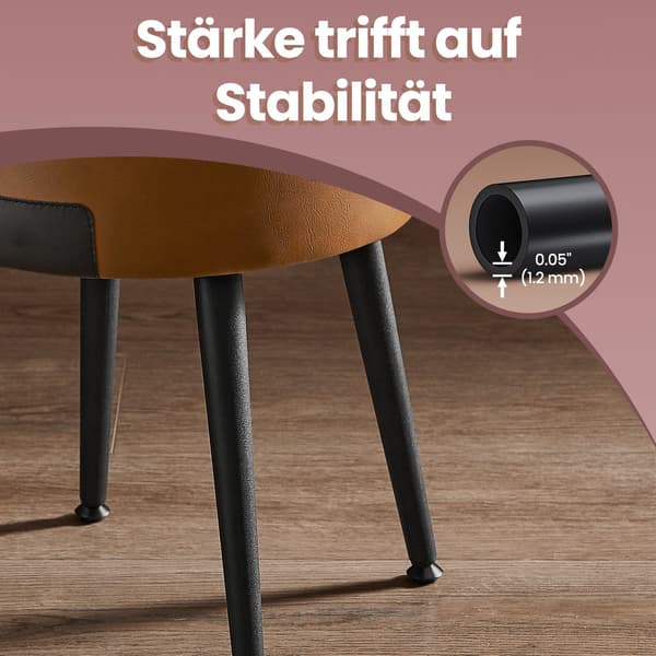 Taburet med opbevaring - Højelastisk skum - Brun