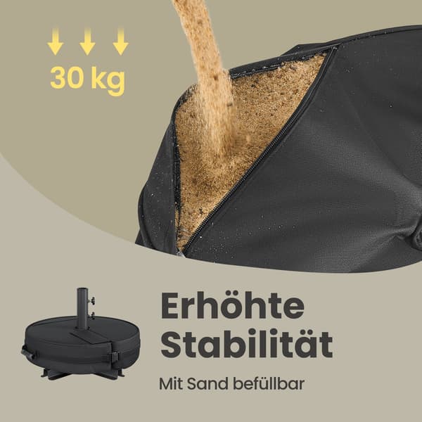 Parasollställ - Fyllbart med sand