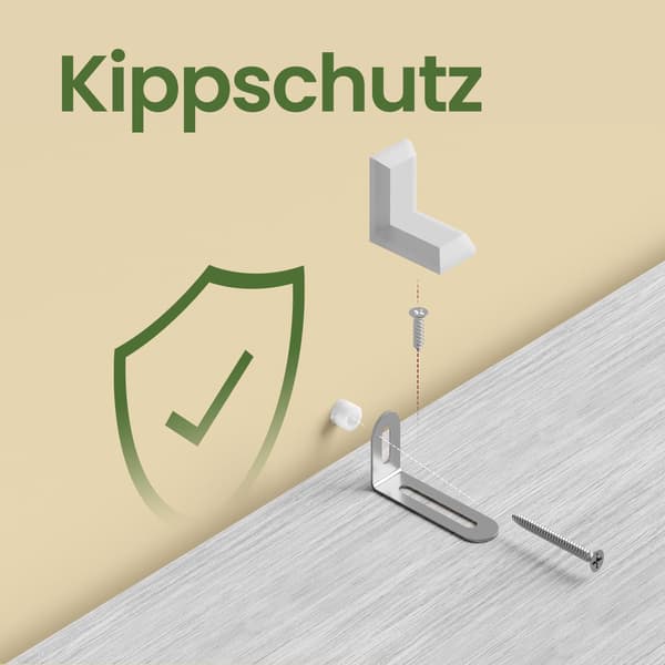 Bokhylla - modern design - lönnvit-molnvit
