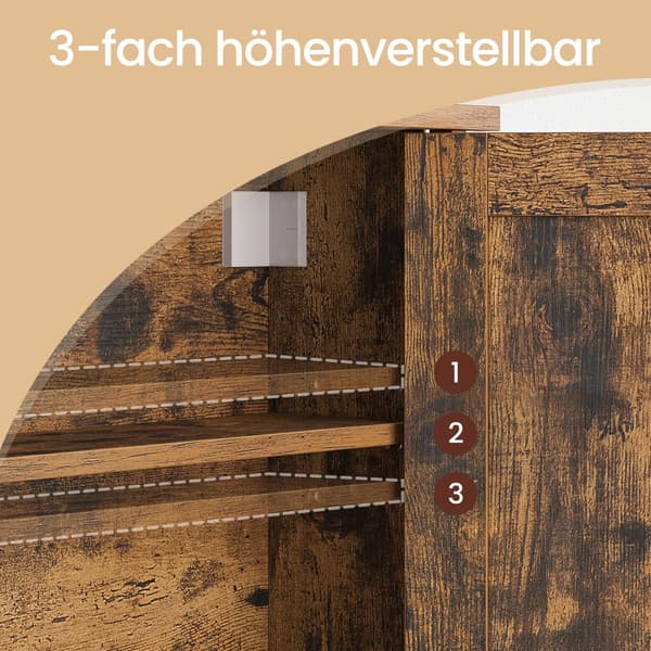 Väggskåp - Platsbesparande design - Vit