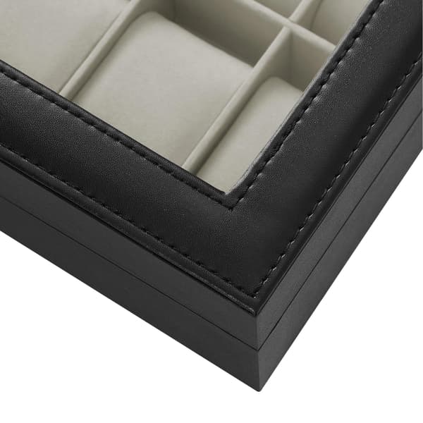 Urkasse med 12 rum - Luksusdesign - Sort