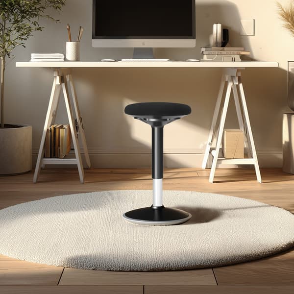 Ställbar stol - Ergonomisk snurrpall - Snabb montering