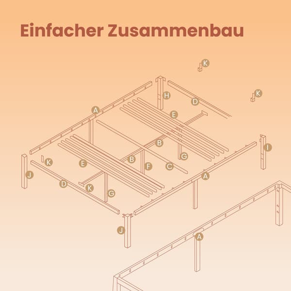Sengestel - robust metalstel - sort