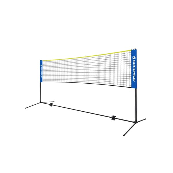 Badmintonnet - 5 m - blå og gul