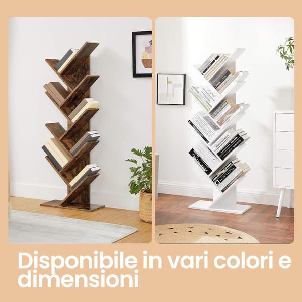 Bogreol - Pladsbesparende design - Cloud White