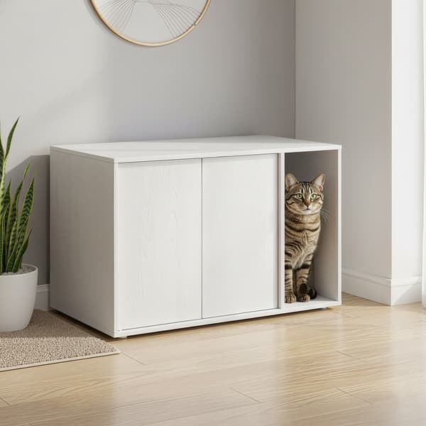 XXL kattlåda - Verktygsfri montering - Extra snabb installation