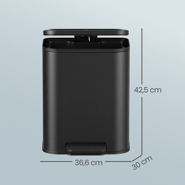 Affaldsspand - 20L - Pedalspand - Stål