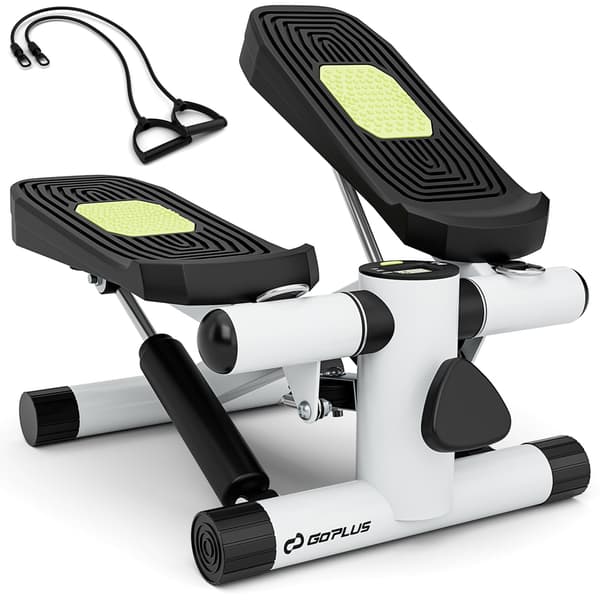 Mini - Stepper med motståndsband Twist justerbart - Vit