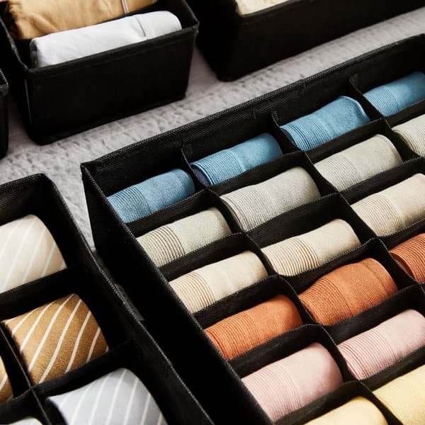 Organizer-sæt med 8 - til undertøj og accessories - Grå