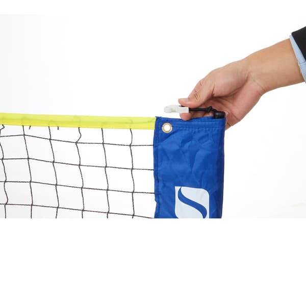 Badmintonnet - 5 m - blå og gul