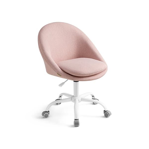 Hemmakontorsstol - höjdjusterbar - rosa