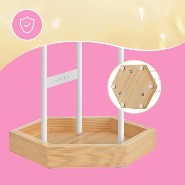 Smykkeholder - Stilfuldt design - Hvid