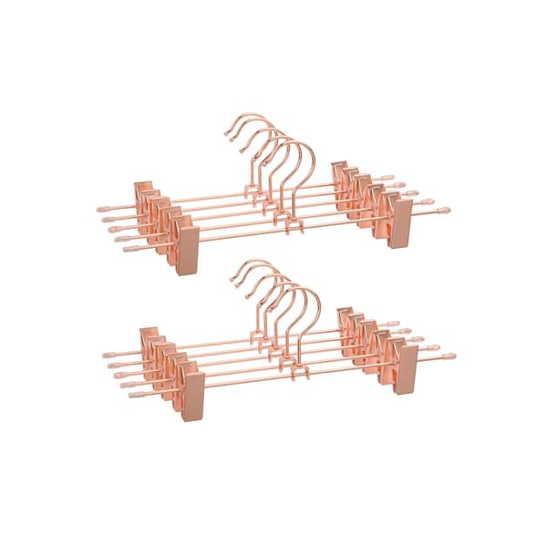 Klädhängare - Eleganta klämmor - Roséguld