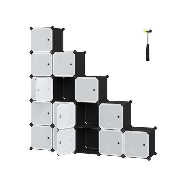 Reolsystem - nemt at samle - sort
