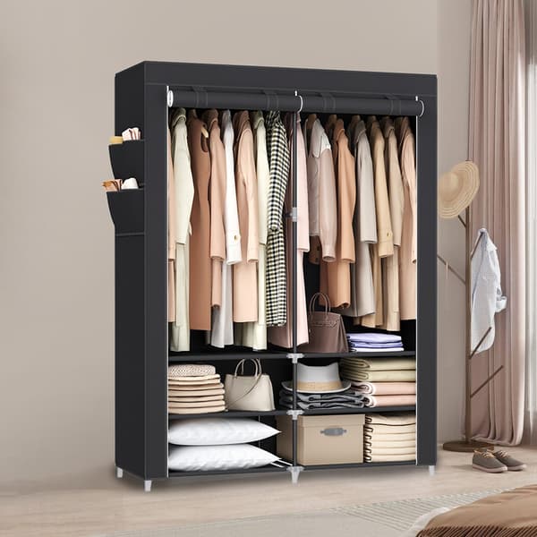Stofgarderobe - Let og robust - Sort
