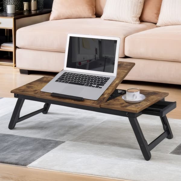 Laptopställ - Höjdjusterbart - Industriell - Svart