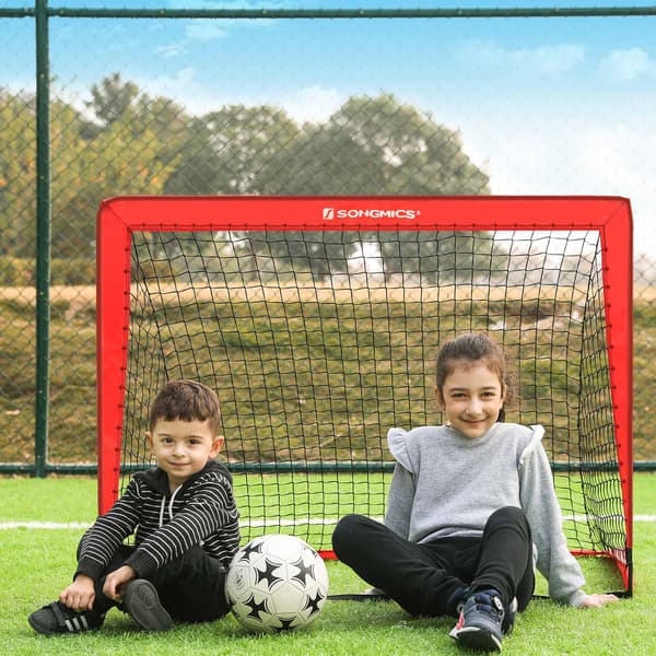 Fodboldmål - Pop-up sæt med 2 - Rød