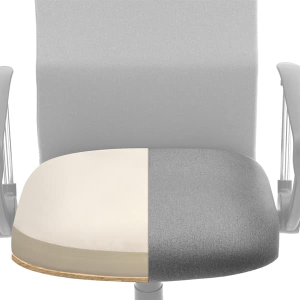 Kontorstol - Ergonomisk og justerbar - Grå