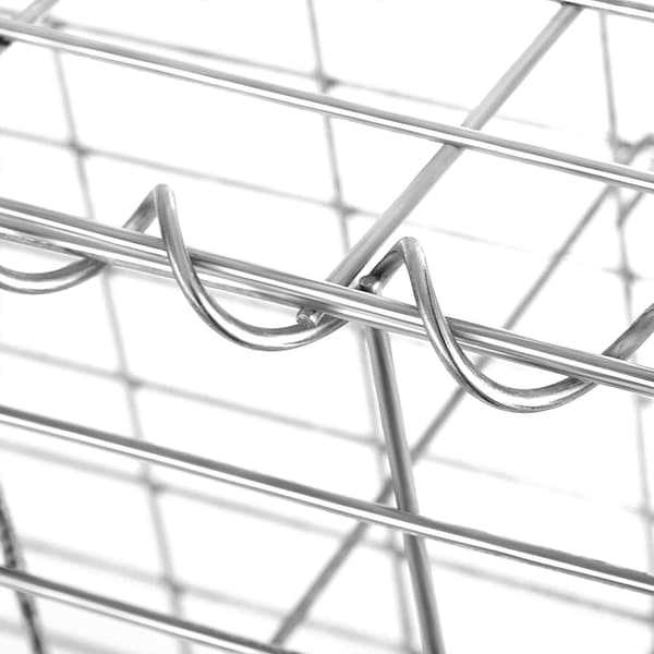 Gabion - Hållbar design - Rostfritt stål - Silver