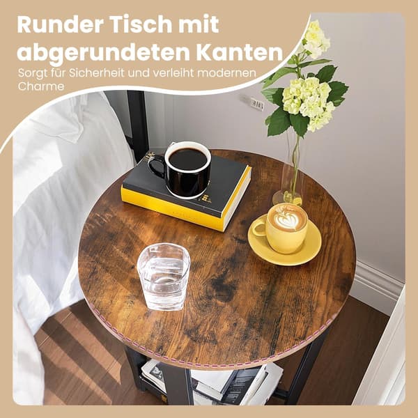 Runt sidobord - Vardagsrum - Sovrum