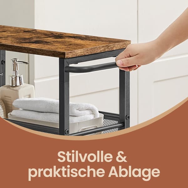 Køkkenvogn - 5 niveauer - Brun-sort