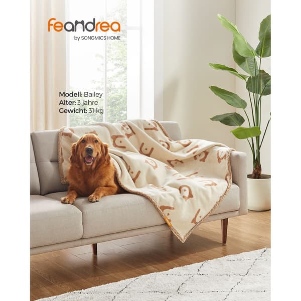 Hundetæppe - Vandtæt og vendbar - Beige