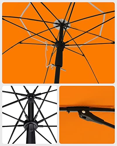 Haveparasol - UV-beskyttelse - Orange