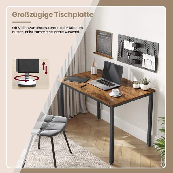 Spisebord - Kompakt og robust - Ebony Sort-Mat Sort