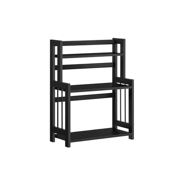 Krydderihylde - 3 niveauer - Bambus - Ebony Black