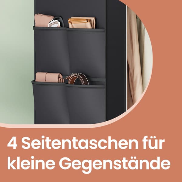 Stofgarderobe - Let og robust - Sort