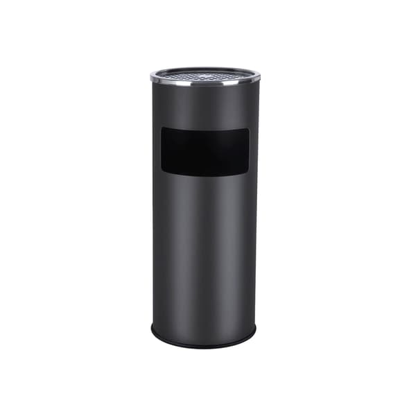 Stående askebæger - moderne design - sort