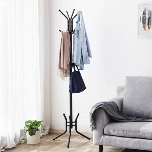 Vaateteline 12 koukulla - Vedenpitävä ja ruostumaton