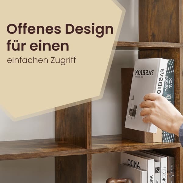 Bokhylla med 10 kuber - Modern design - Vit