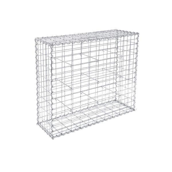 Gabion - Bæredygtigt design - Rustfrit stål - Sølv