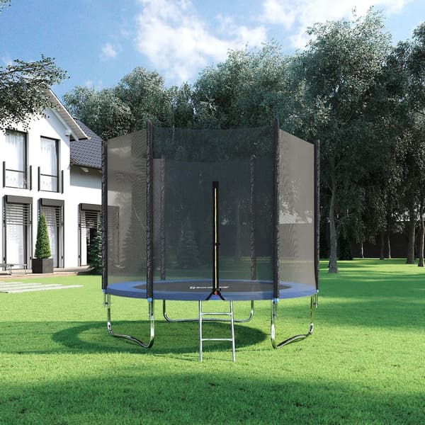 Sikkerhedsnet til trampolin Ø 244 cm - Robust PE - Sort