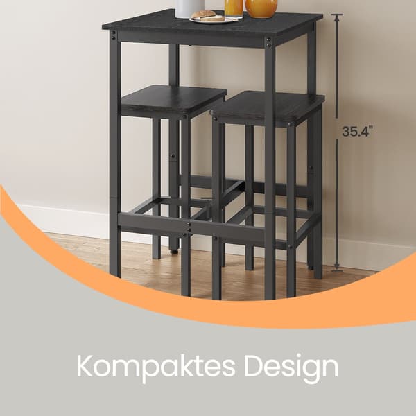 Barbord - Kompakt och robust - Svart
