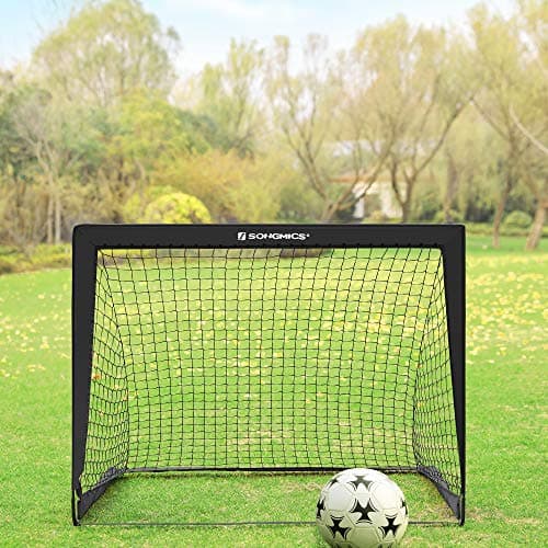 Fodboldmål - Sæt med 2 pop-up-mål - Sort