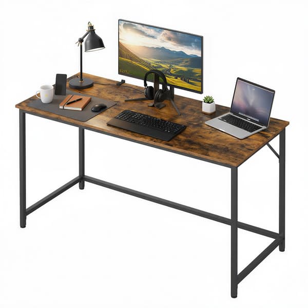 Hjemmekontorbord - Robust computerbord - Nem montering
