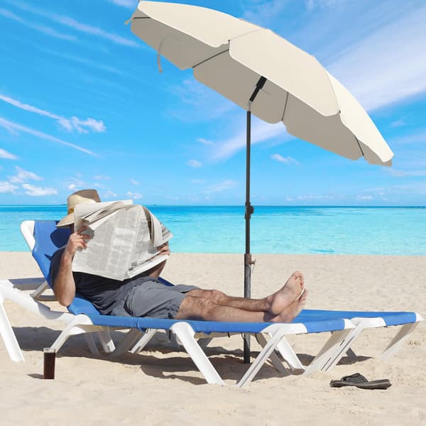 Parasol - Vipbar - UV-beskyttelse - Beige